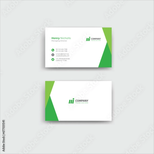 Obraz Business Card Design Template