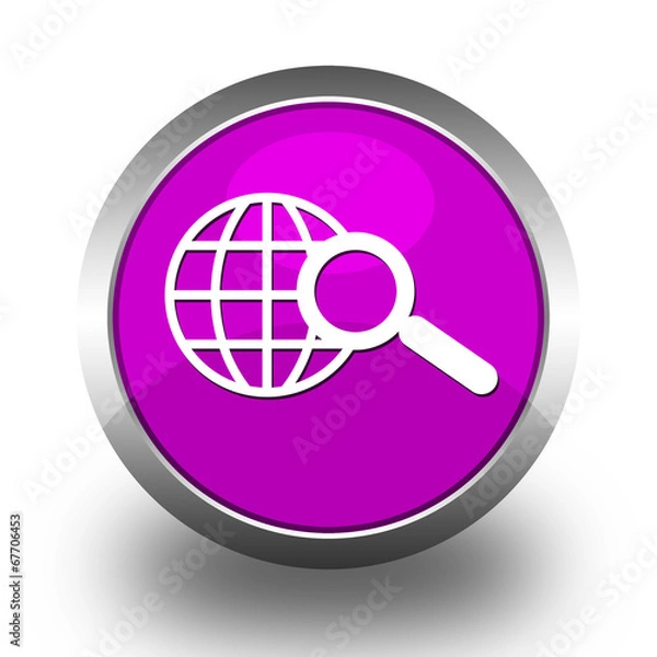 Fototapeta BOUTONS RONDS VIOLET