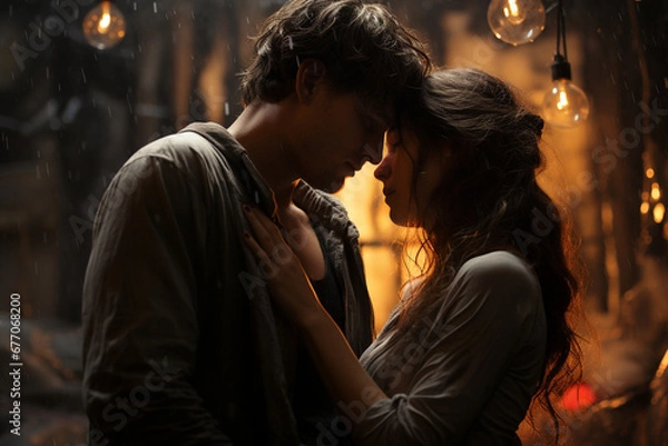 Fototapeta Couple in love.