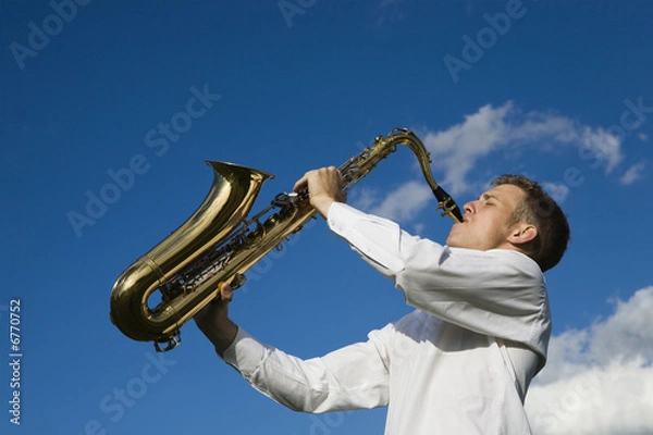 Obraz Playing Saxophone