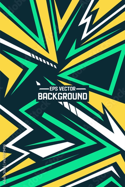 Fototapeta sport pattern background for jersey sublimation print with striped style