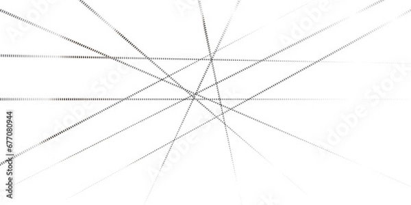 Fototapeta Random chaotic lines abstract geometric pattern. Trendy random diagonal lines image. Black diagonal line isolated on white background.