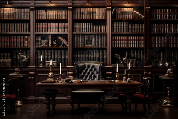Obraz A Compilation of Ambiance from Law Offices, Courtrooms, and Judge Chambers Legal Haven