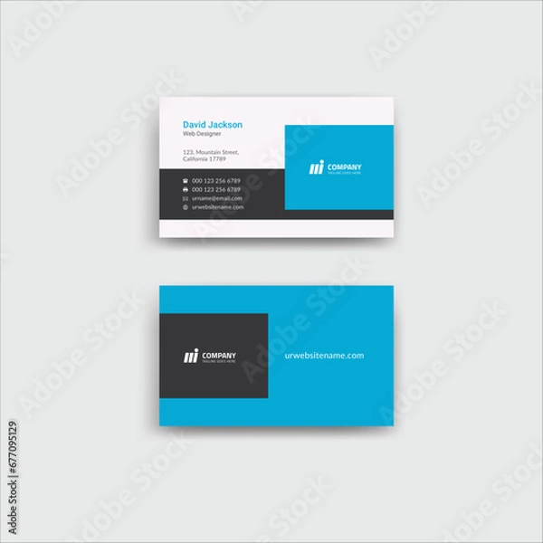 Obraz Business Card Template