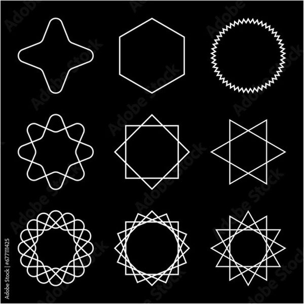 Fototapeta Radial Pattern