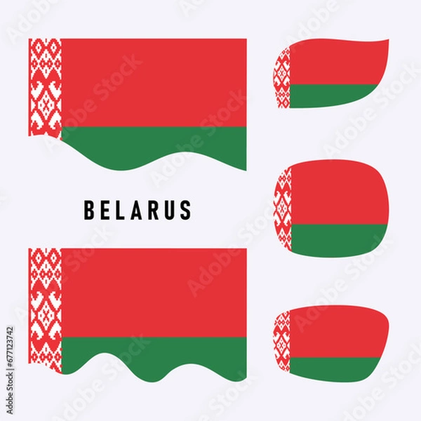 Fototapeta Flag of Belarus