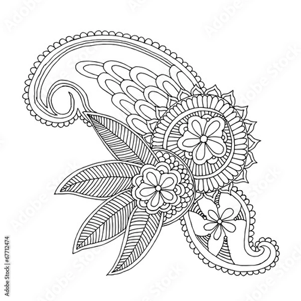 Obraz Embroidery pattern
