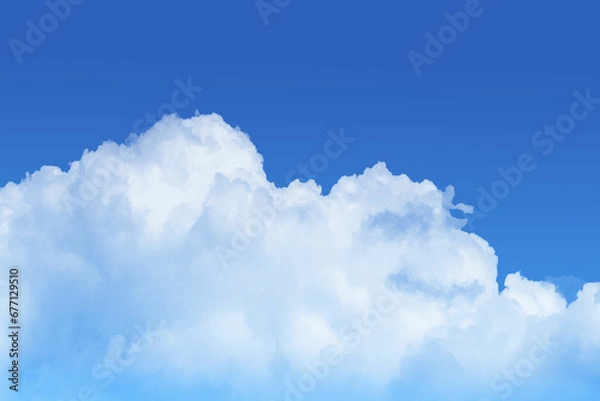 Obraz blue sky with clouds