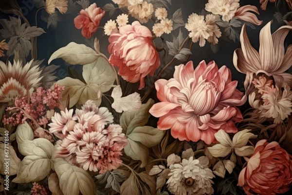 Fototapeta Floral background 