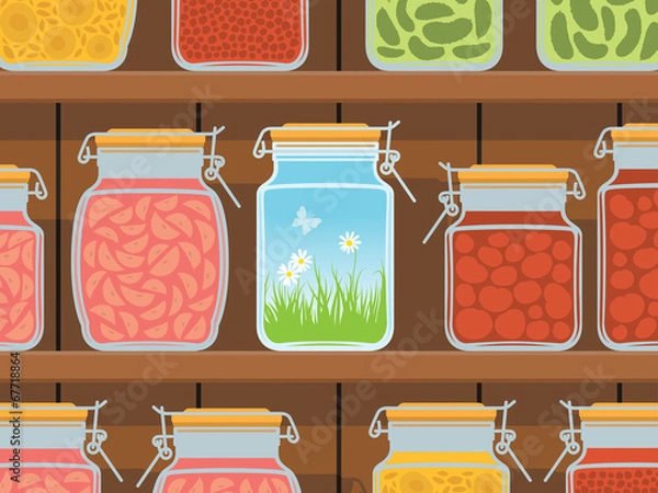 Fototapeta Summer in the jar