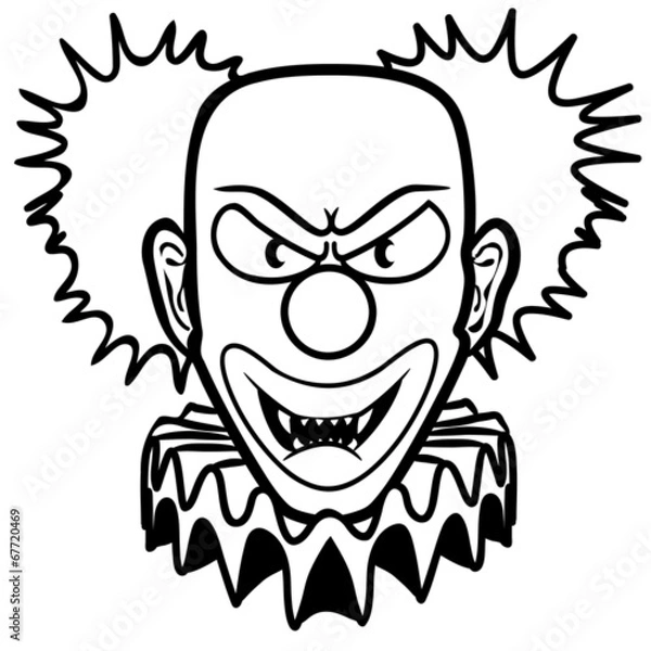 Obraz Clown böse gfährlich