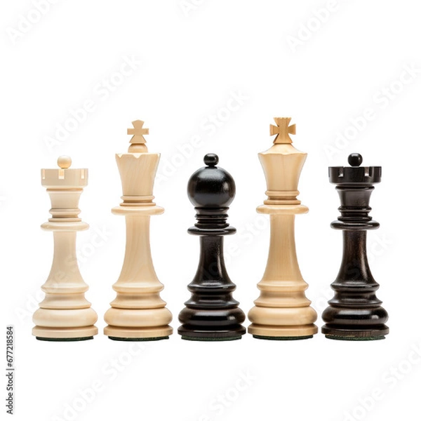 Fototapeta Chess Game Isolated