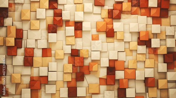 Fototapeta background made of cubes