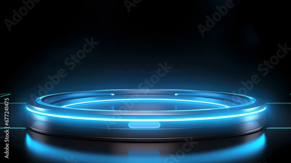 Fototapeta E-commerce digital e-sports product booth scene, e-commerce, podium, stage, product demonstration background, PPT background, 3D rendering