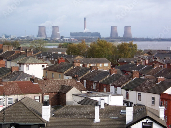 Obraz Power station view