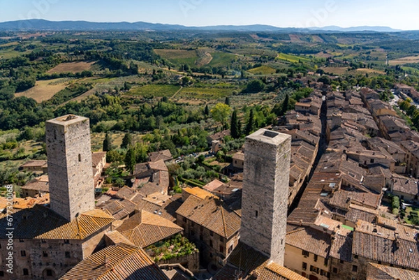 Obraz Beautiful Medieval Town
