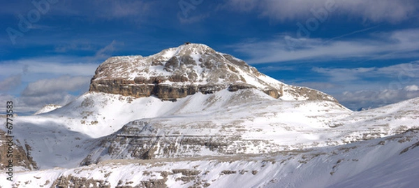 Obraz Beautiful winter mountain landscape panorama