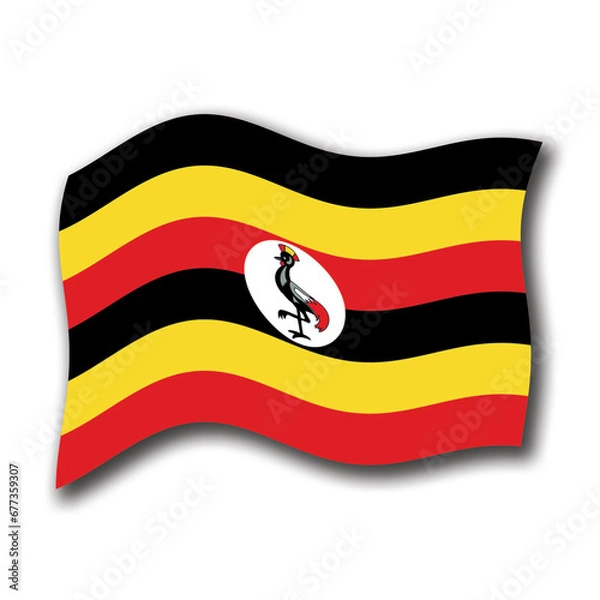 Obraz Bandiera Uganda