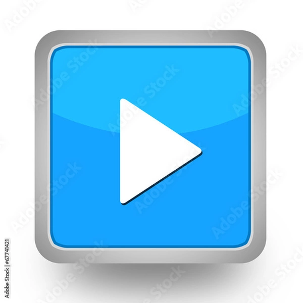 Obraz BOUTONS CARRES COLLECTION BLEUE