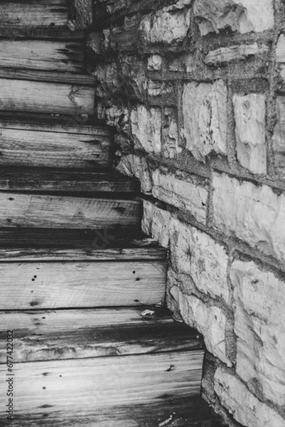 Obraz old stone steps