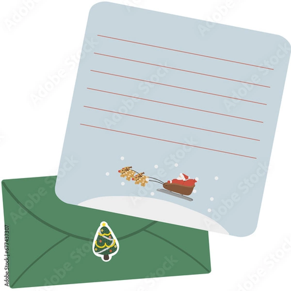 Obraz 크리스마스 카드 일러스트 Christmas card illustration 