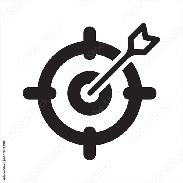 Obraz Arrow Target Icon