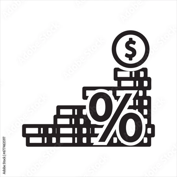 Obraz Discount Icon