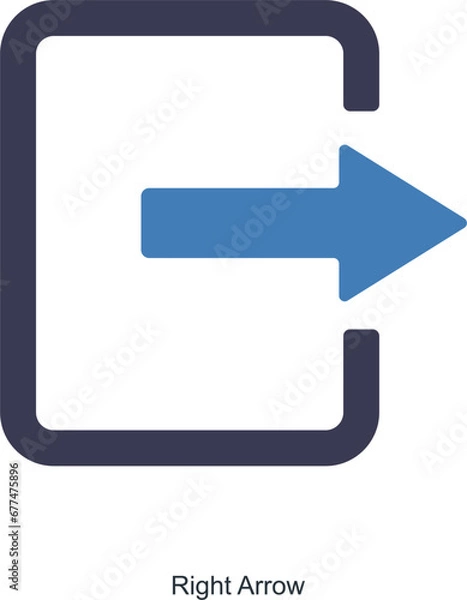 Fototapeta path and direction icon concept