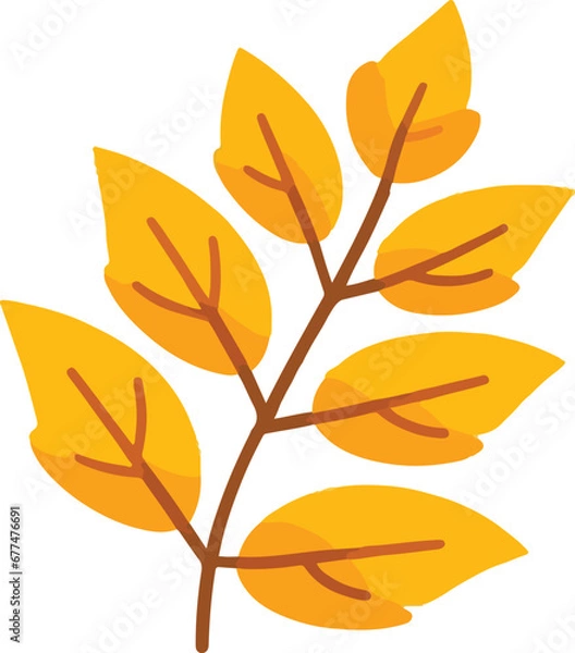 Obraz autumn tree branch