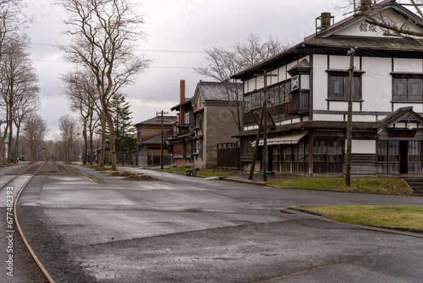 Fototapeta 北海道　札幌　古風建築
