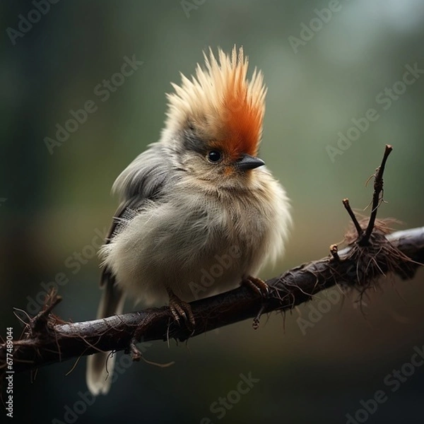 Obraz robin on a branch