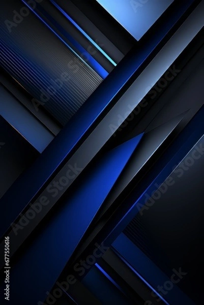 Fototapeta Metallic image of blue modern looking background for pitch deck