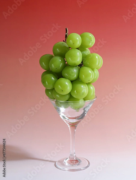 Obraz grapes and wine