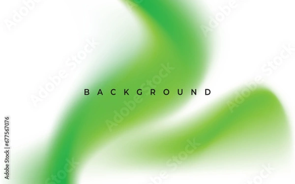 Fototapeta abstract green swoosh wavy background vector