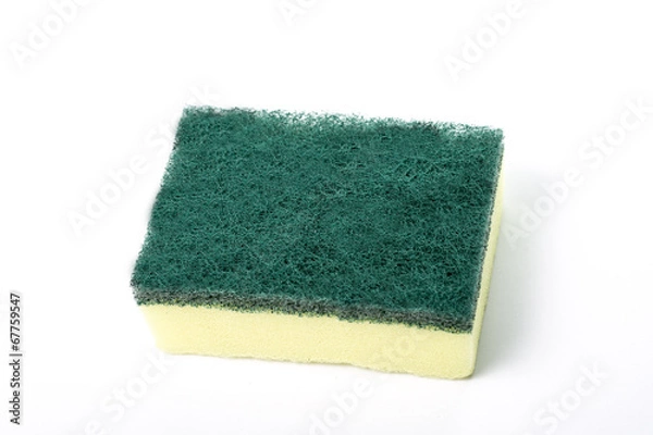 Fototapeta Kitchen dish washer sponge