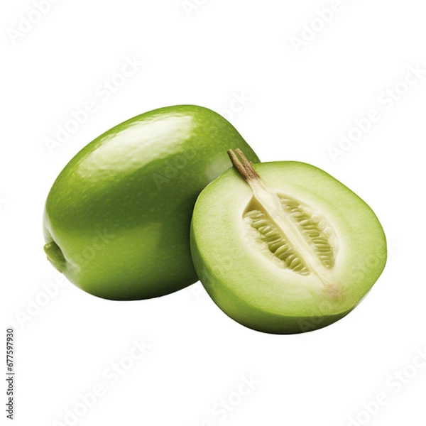 Fototapeta Feijoa isolated on transparent background