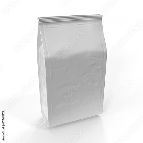 Obraz Package Mockup For Coffee or Candy. 3d render illustration