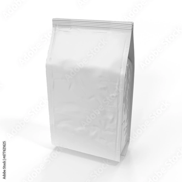 Obraz Package Mockup For Coffee or Candy. 3d render illustration