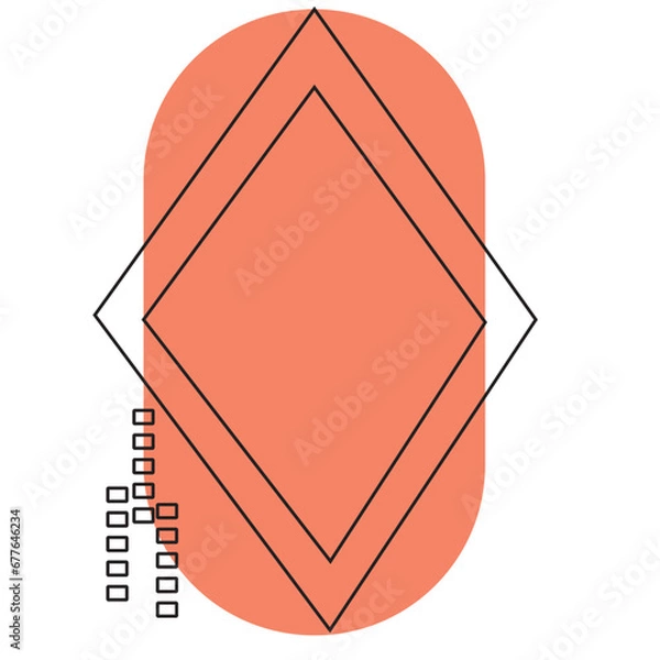 Obraz Abstract Geometric Shape