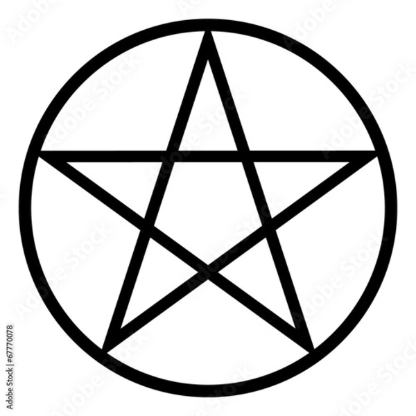 Obraz Pentagram icon
