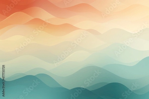 Obraz background with gradient waves, for business power point presentation, card