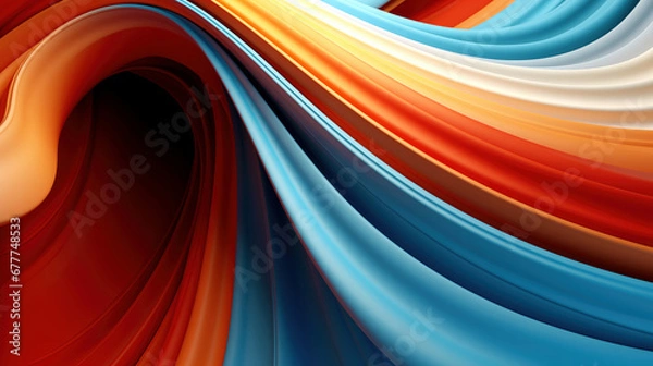 Obraz Abstract 3d Background. Generated with Midjourney AI V5.2