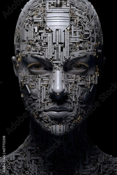 Fototapeta Artificial intelligence, Generative AI