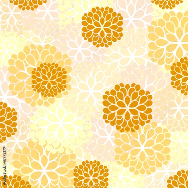 Obraz Chrysanthemum pattern