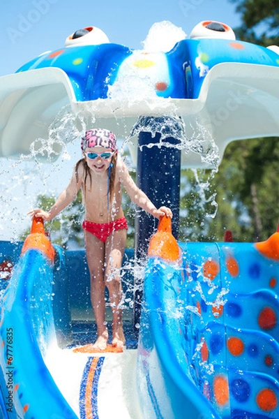 Obraz waterslide for kids