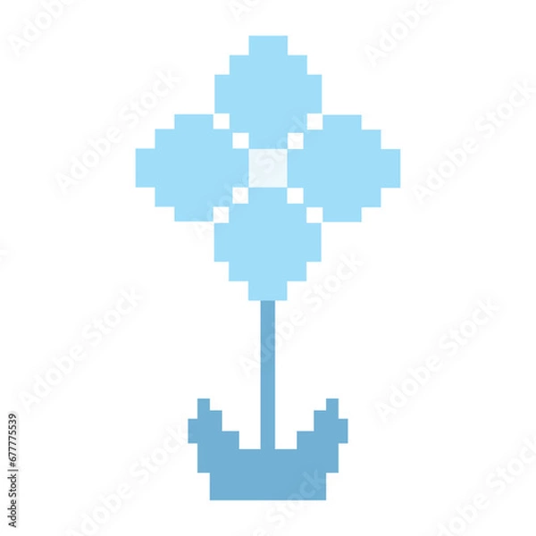 Obraz nature winter pixel art