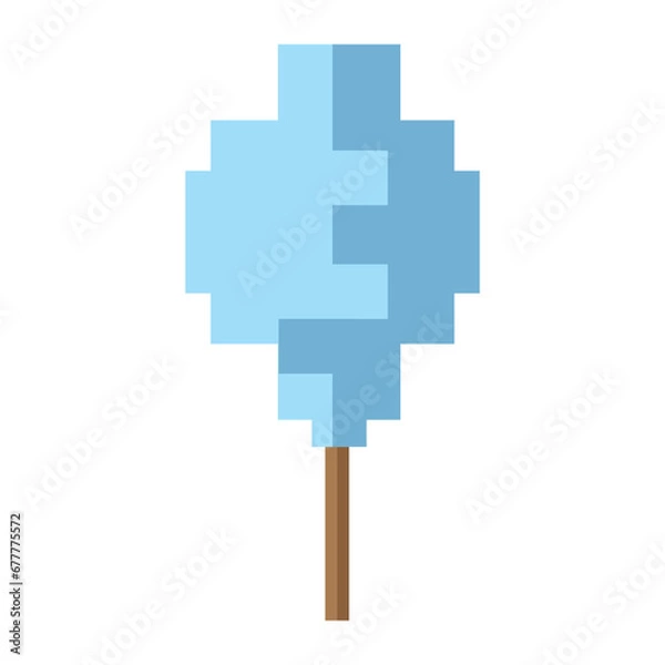 Obraz nature winter pixel art