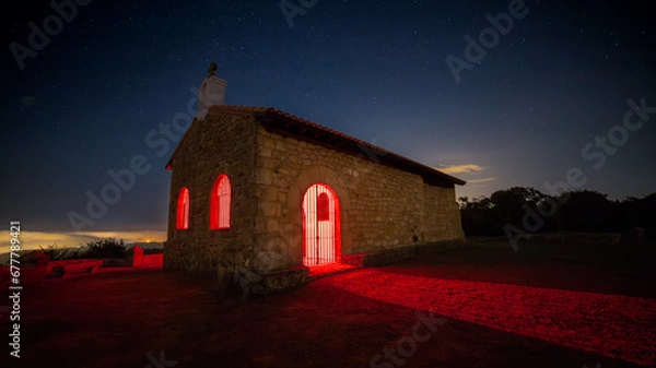 Obraz flashes in the church