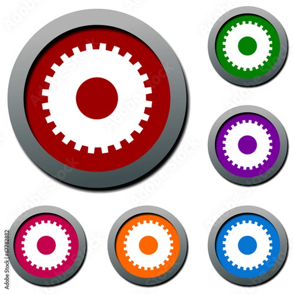 Fototapeta web button / circle frame / speech bubble