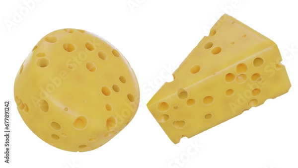 Obraz Queso con agujeros